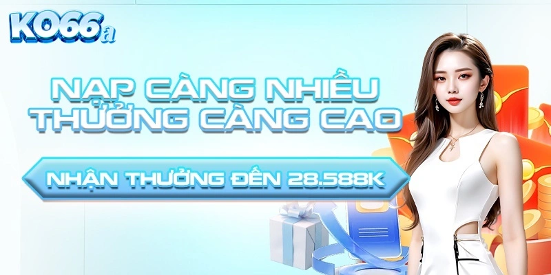 Cổng game KO66 chính thức có rất nhiều chương trình khuyến mãi